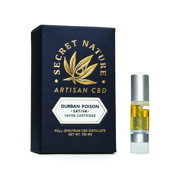 Secret Nature CBD Durban Poison 1200mg Cartridge